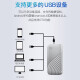 西部数据（WD）NVMe移动固态硬盘 PSSD My Passport随行SSD 高速硬盘Type-C USB3.2 Gen2外接扩容存储4k影音剪辑 银白色（传输速度1050MB/s） 2TB+硬盘