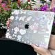 TLXT convient à Apple MacBookair13 Case de protection 13 pouces MacBookPro ordinateur portable 14 cas Mac Computer 2023 M3 M3 Accessoires transparents de 13,6 pouces Couverture transparente M2 Lingnabelle T679 Film de clavier rose gratuit + couvercle de confidentialité Air13 (