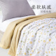 Yuanmeng pure cotton washable summer quilt air-conditioned quilt single pure cotton thin quilt machine washable summer cool quilt student home quilt Shancha 150x215CM