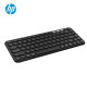 HP (HP) BTK1 Wireless Bluetooth Dual-Mode-Tastatur Tragbares Dünne Office-Tastatur 84-Taste-Laptop-Tastatur für iPad Tablet Tastatur Wireless Bluetooth Dual-Mode [Black]