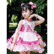 Nantang three-color love cute cos clothing children's princess dress girl's dress Lolita handmade skirt for baby girl love cute Lolita one size too small 120cm