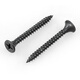 Huxin high-strength dry wall nails self-tapping screws gypsum board cross flat head self-tapping nails countersunk head wood screws M3.5 M3.5*35 (about 250 pieces/box)