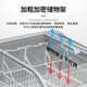 
AUCMA commercial freezer island cabinet horizontal display cabinet large capacity quick freezer 1.8/2.0 meters glass door Supermarket combination freezer ice cream ice cream refrigerator 653L end table curved glass 1650*754*830