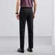 Sieben Markenmänner Casual Frühlings- und Sommer Neue Style Business Casual Fashion Vielseitige Männer schwarze Straight Long Hosen 125JH718 Black 30