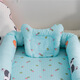 
Hengzan Crib can be detachable and washable portable baby nest crib mid-bed bionic diaper change pad baby pillow travel crib Lion Deer Green (removal and wash belt quilt) 90*50