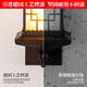 亲创新中式户外防水壁灯室外过道墙灯太阳能别墅走廊花园庭院阳台门灯 58cm窗花（接电款）黑色