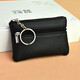 Queenjoy Neue Solid Color Frauen Mini Coin Wallet Weichgesicht modische süße kleine Kartenbeutel einfache modische kleine frische Schlüsselbeutel Rumba Rot