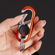 Tbonpei keychain men, lock ring, lock keychain, car keychain, anti-lost keychain, sturdy and durable waist hanging modern black