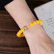 Qingchengshan Beeswax Bracelet for Women, Wasabi Southwest Red Transfer Beads, Jade Good Luck Lotus Gourd Fortune Bracelet, Gourd Jade Beeswax Bracelet + Expired