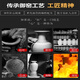 Tianshi, Treasure Pot Ceramic Feng Shui Ornamente, um Reichtum und Schatz Jingdezhen Eingangschrank neue Haus zu gewinnen, gelber Schatztopf anziehen Reichtum und Schatz klein
