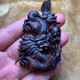 Xiaomu Yuansheng Hainan yellow rosewood flying dragon in the sky pendant animal zodiac pendant necklace dragon pendant car hanging piece
