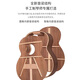 Tom full single ukulele M9HF tiger pattern acacia wood small guitar 26 inch male and female universal beginner children Uklili 26 inch M9HF [electric box]