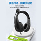 Electronic music D310 special earphones for English listening and speaking exams USB interface headset student teaching and testing human-computer dialogue recording junior high school entrance exam oral listening e listening and speaking headset with microphone