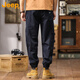 
Jeep (JEEP) American retro overalls for men's spring fashion brand loose casual versatile men's high-end Harren tying pants