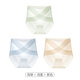 Avierte interior de cierre de vientre de la cintura alta yalu para mujeres con seda con la entrepierna antibacteriana con calzoncillo pantalones cortos de seda de hielo para niñas Gran tamaño 3 Color mixto-3 tiras XL (recomendado 120-140Jin [Jin equivale a 0.5 kg])
