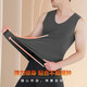 Langsha Thermal Vest Men's Slim Autumn Clothes Seamless Bottoming Warm Top Thin Wide Shoulder Sleeveless Vest Dark Gray