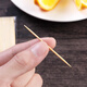 Jiamo Disposable Double-headed Bamboo Toothpicks, 200 Packed Bags, Fruit Picks, Snack Picks, Teeth Picking Sticks