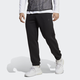Adidas solid color printed logo lace-up sweatpants men's black black XS