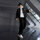 阿迪达斯 （adidas）外套男装2025春季新款运动服梭织防风保暖休闲飞行员夹克 JN4855 2XL