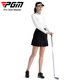 
PGM golf clothing women's skirt pleated short skirt invisible zipper free waist bag showing long legs YF698-white [top] L