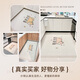 Youguan kitchen floor mat pvc non-slip and oil-proof wipeable and wash-free special carpet household floor waterproof and stain-resistant mat 15917-Qiancheng Muxue 120x160cm wipe and clean waterproof and oil-proof