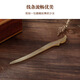 Chimera (CHIMERA) white orchid horn hairpin hairpin, literary and artistic ancient style hairpin, cheongsam, Hanfu headdress, girl's birthday gift