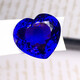 Mochen Jewelry pure 5A+ heart-shaped tanzanite natural bare stone. The countertop can be inlaid with design. The main stone is 26.18ct.