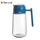 Bear Oil Bottle Automatic Opening and Closing Kitchen Household Glass Vinegar Bottle 600ml Seasoning Jar Soy Sauce Bottle Leak-proof and Oil-free CX-W0037 Dark Blue