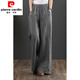 
Pier Cardin literary cotton and linen wide-leg pants for women summer loose tight high waist slimming floor pants for women linen straight-leg casual pants brown 9793 M [recommended 100-115 Jin [Jin equals 0.5 kg]]