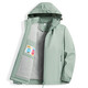 Western Camel Vancamel Trench Coat veste Veste en toison féminine Fleece épaissie de veste courte veste en veste à capuche à capuche douce Traverie de choc à couches mono-couches
