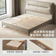 Maison de Lin's Modern Simple en cuir couche-coucher couche Cow Hide Master Bed Double Bed Small Momening's Wood Industry TPC717 Far Mountain Ash Ash High Bed 1.8x2M