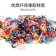 Jing Xiaodi approximately 500 thickened and thickened disposable rubber band headbands high elastic hair rope children's rubber band hair band black