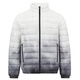 Snow Fly [Off-season Clearance] New autumn and winter style thin down men's zipper pocket windproof cuffs warm autumn down black and white gradient 9T84 XL 180/96A