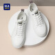 Hailan Home Men's Shoes Универсальные летние дышащие удобные туфли на доске. Случайные белые туфли мужская HAABXM2ABA0326 Белый 41