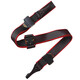 Car child safety belt adjuster holder anti-stranglehold shoulder guard safety belt limiter simple portable child safety belt red and black 38 mm wide steel hook style (please leave a message for the model and year when placing an order)