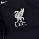 Nike (Nike) Tianlang Football Nike 21/22 Liverpool Football Half Zipper Casta Capualy manga larga DA9766-010 Negro M