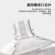 Haofanjie syrup bottle squeeze bottle milk tea shop special fructose press with pump head hand-pressed quantitative sugar pressure bottle food grade 1600ml syrup squeeze bottle + 10cc pressure head