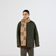 GUCCI Gucci Double G Jacquard Wool Scarf Brown and Beige Single Size
