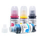 EPSON T6724 Ink adapté à Epson L360 L130 L380 L1300 L310 383 351 313 301 IMPRIDANCE DE BIN INK EPSON T672 Ink jaune grande capacité