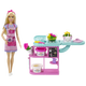 Quasi-new product Barbie girl doll play house New Year gift doll toy-Barbie flower shop set GTN58