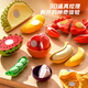 Aozhijia Obst geschnitten Spielzeug Mädchen und Kinderhaus Spielhaus Simulation Obst und Gemüseplatte können geschälte Küche Kochen Geburtstagsgeschenk