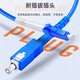 Shanze Telecom Grade Greeored Single-Mode Single-Core-Faser-Schweinefaser-Faser-LC-LC-Halogen-frei-freie konesistante kompressive Anti-RAT-Glasfaser-Kabel-Panzer FC-FC (Single-Mode Single-Core) 1 Meter