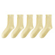 Jeanswest women's autumn new simple ins style pile socks solid color women's stockings five pairs YM goose yellow 58400 5 pairs F