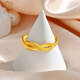 Chinese Jewelry Chinese Valentine's Day Gift Möbius Ring Gold Ring Women's 999 Pure Gold Möbius Ring