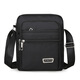 Kouluhou wasserdichtes Oxford-Stoffbeutel Herrenbeutel One-Shoulder Crossbody Bag Herren Business Bags Brieftasche Mehrschichtiger Taschengeschäftskassierer [Si-Ti-y3519-Blue]