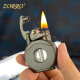 ZORRO佐罗煤油打火机 摇臂 可视透明仓 创意复古男士礼品火机 Z686-001透明珍珠铬 裸机
