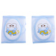 Xiqinbao baby crawling knee pads, baby anti-fall elbow pads, knee protection, learning to walk knee pads (adjustable) blue 1 pair