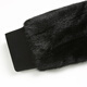 Carniti importiertes Cross Mink Inner Liner Herren-Kapuzenparka-Mantel echtes Lederfell integrierter Nerz mit mittlerer Länge Windbrecher Black + Cross Mink + Mink Sleeve 5xl