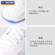 VICTOR's new professional badminton shoes, training and competition sports shoes, comfortable, breathable, non-slip cushioning P8500 second generation wide last P8500TD-AJ pearlescent white light red purple 43