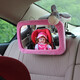 Complete car baby mirror, safety seat viewing mirror, car safety seat interior rearview mirror, child viewing mirror, white mirror, suitable for reverse installation of seats